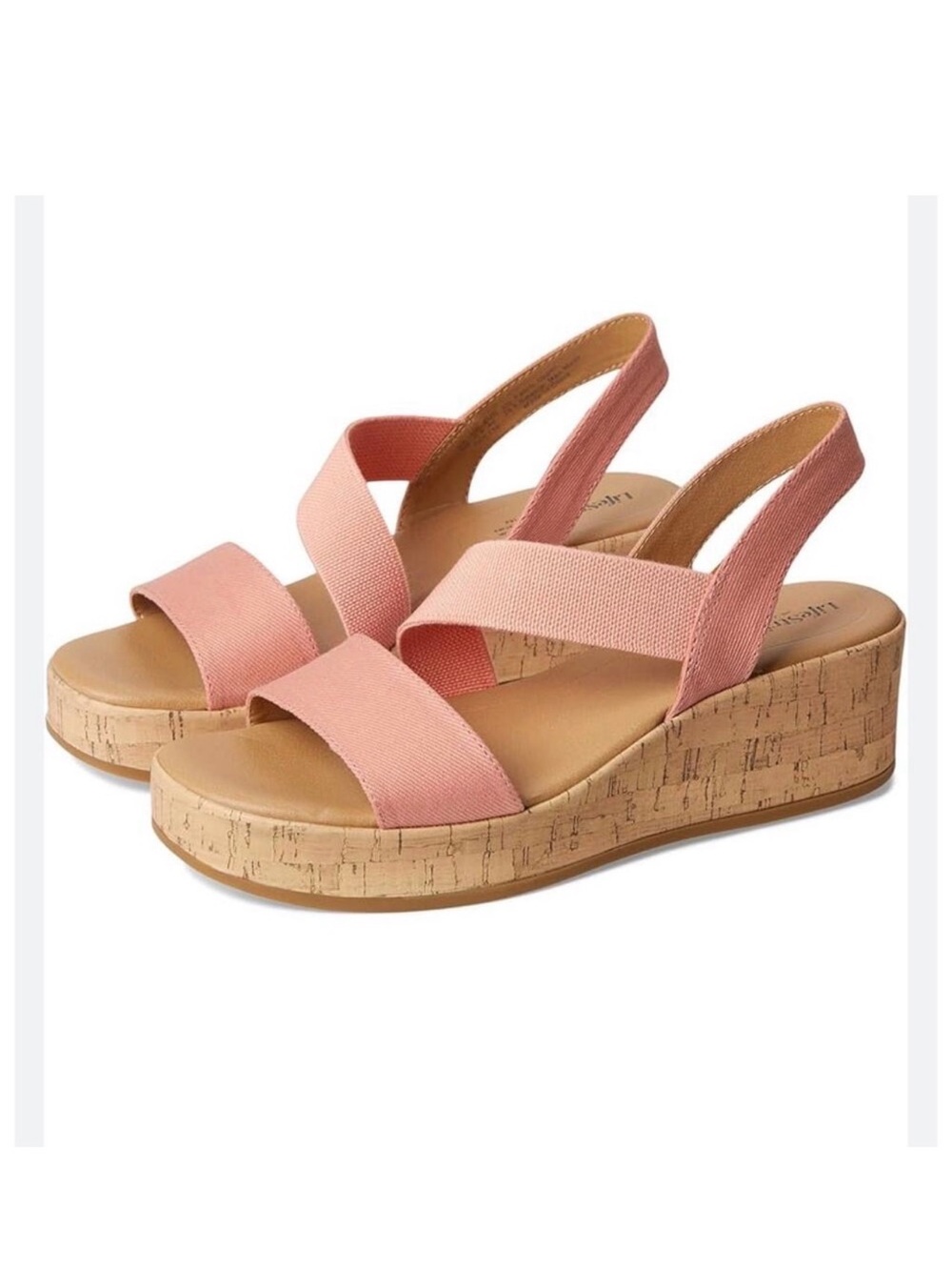 LifeStride Odette Strappy Wedge Sandals Size 9.5 NEW # Box 578